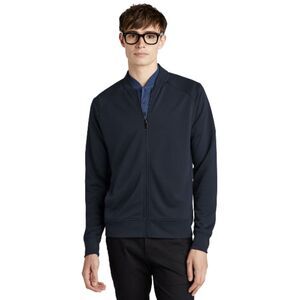 Mercer+Mettle Mens Full Zip Bomber Jacket Deep Navy MM7211 Raglan Sleeve XL